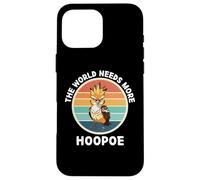 Vintage The World Needs More Oiseaux rétro Huppe Coque pour iPhone 16 Pro Max