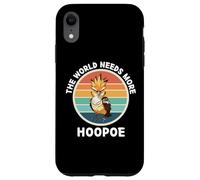 Vintage The World Needs More Oiseaux rétro Huppe Coque pour iPhone XR