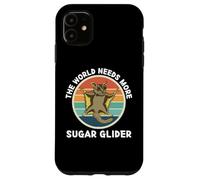 Vintage The World Needs More Sugar Glider Animaux rétro Coque pour iPhone 11