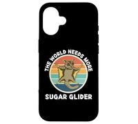 Vintage The World Needs More Sugar Glider Animaux rétro Coque pour iPhone 16