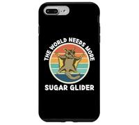 Vintage The World Needs More Sugar Glider Animaux rétro Coque pour iPhone 7 Plus/8 Plus