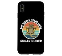 Vintage The World Needs More Sugar Glider Animaux rétro Coque pour iPhone XS Max