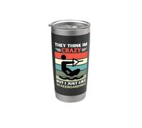 Vintage They Think Im Crazy But I Just Like Wakeboard Gobelet isotherme en acier inoxydable double paroi