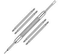 Vintage Time Watches | 4 barrettes à ressort plus outil de montre goupilles de 2,5 mm pour réparation de bracelet en acier extra épais | Tailles 18 mm, 20 mm, 22 mm, 22mm