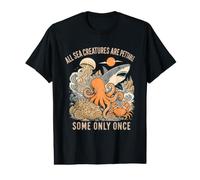 Vintage : Toutes Les créatures Marines sont des Requins à caresser, Certaines Une Seule Fois T-Shirt Graphique avec Valeur