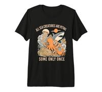 Vintage : Toutes Les créatures Marines sont des Requins à caresser, Certaines Une Seule Fois T-Shirt Haut de Gamme