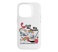 Vintage Toy Nostalgia Retro Rainbow Phone et Popper Coque pour iPhone 14 Pro