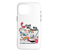 Vintage Toy Nostalgia Retro Rainbow Phone et Popper Coque pour iPhone 16 Pro Max