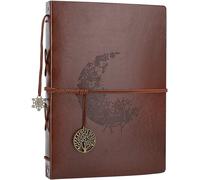 Vintage Traditional Scrapbook Photo Album Black Pages Wedding Leather Photo Book Mother's Day School Teacher Christmas Valentine's Day Birthday Moon Deer