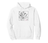 Vintage Traditionnel Japonais Morning-Glory Floral Botanique Sweat à Capuche
