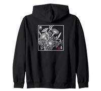 Vintage Traditionnel Japonais Morning-Glory Floral Botanique Sweat à Capuche