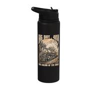 Vintage Train Big Boy 4014 Locomotive Steam Engine Railroad Stainless Steel Insulated Water Bottle