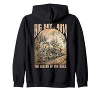 Vintage Train Big Boy 4014 Locomotive Steam Engine Railroad Sweat à Capuche
