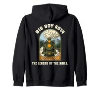 Vintage Train Big Boy 4014 Locomotive Steam Engine Railroad Sweat à Capuche