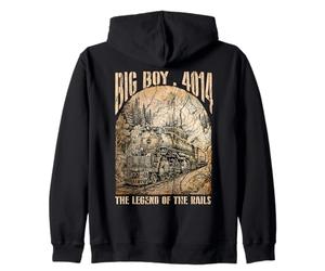 Vintage Train Big Boy 4014 Locomotive Steam Engine Railroad Sweat à Capuche
