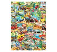 Vintage Travel Collage - Puzzle 1000 Pièces