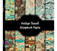Vintage Travel Scrapbook Paper, Old Maps Junk Journal Paper, Trip Decorative Paper, DIY Projects, Origami, Collage Sheets, Decoupage Paper, 10 Designs, Double Sided