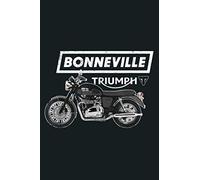 Vintage Triumph Bonneville T120 Motorcycle: Notebook Planner - 6x9 inch Daily Planner Journal, To Do List Notebook, Daily Organizer, 114 Pages