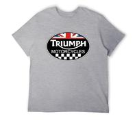 Vintage Triumph Fashion T-Shirt Gray Unisex Mens Tees S