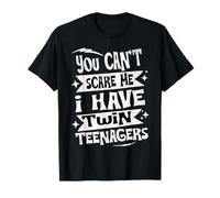 Vintage Tu ne Peux Pas m'effrayer, J'Ai des Jumeaux Adolescents Qui sont Parents T-Shirt