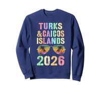 Vintage Turks & Îles Caicos 2026 Vacation Surfer Trip Sweatshirt