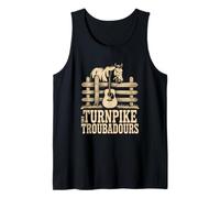 Vintage Turnpike Distressed Country Music Hommes Femmes Débardeur