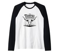 Vintage Turnpike Distressed Country Music Hommes Femmes Manche Raglan