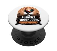 Vintage Turnpike Distressed Country Music Hommes Femmes PopSockets PopGrip Adhésif