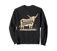 Vintage Turnpike Distressed Country Music Hommes Femmes Sweatshirt