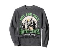 Vintage US National Park Not for Sale Protect Public Land Sweatshirt