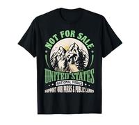 Vintage US National Park Not for Sale Protect Public Land T-Shirt