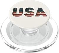 Vintage USA US Flag Patriotic 4th of July America PopSockets PopGrip pour MagSafe