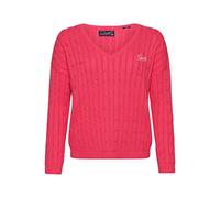 Vintage V Neck Cable, Sweat-Shirt À Capuche Sport,