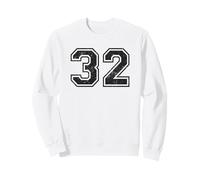 Vintage Varsity Number 32 Trente-Deux Sweatshirt