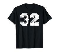 Vintage Varsity Number 32 Trente-Deux T-Shirt