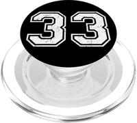 Vintage Varsity Number 33 Trente-Trois PopSockets PopGrip pour MagSafe