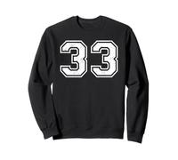 Vintage Varsity Number 33 Trente-Trois Sweatshirt