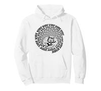 Vintage Vibe Spiral Cat - Humeur dépassée Sweat à Capuche