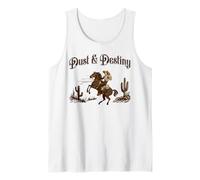 Vintage Vieilli Grunge Wild Desert Cowboy années 70 Western Débardeur