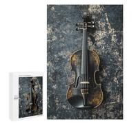 Vintage Violin Musical Instrument Puzzle 1000 Pièces Educa Jouet en Bois Cadeau Unique Décoration Intérieure Jeu Éducatif Challenge Toy Adultes Et Enfants À Partir De 14 Ans 1000 PCS