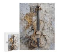 Vintage Violin Wall Art Puzzle 1000 Pièces Educa Jouet en Bois Cadeau Unique Décoration Intérieure Jeu Éducatif Challenge Toy Adultes Et Enfants À Partir De 14 Ans 500 PCS