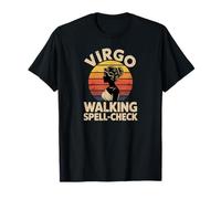 Vintage Virgo Horoscope Clothing - Walking Spell Check T-Shirt