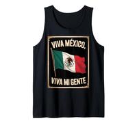 Vintage Viva Mexico, vive Mon Peuple, Fier Drapeau Mexicain Débardeur