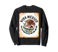 Vintage Viva Mexico, vive Mon Peuple, Fier Drapeau Mexicain Sweatshirt