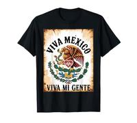 Vintage Viva Mexico, vive Mon Peuple, Fier Drapeau Mexicain T-Shirt