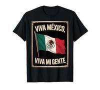 Vintage Viva Mexico, vive Mon Peuple, Fier Drapeau Mexicain T-Shirt