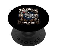 Vintage Warbirds Forever WWII Aviation Nostalgie PopSockets PopGrip Adhésif