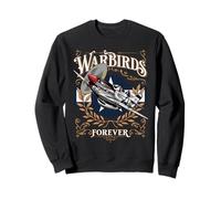 Vintage Warbirds Forever WWII Aviation Nostalgie Sweatshirt