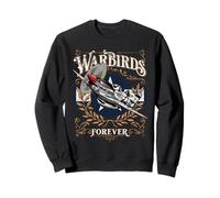 Vintage Warbirds Forever WWII Nostalgie Vieilli Sweatshirt