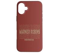 Vintage Warner Robins Georgia Coque pour iPhone 16 Plus